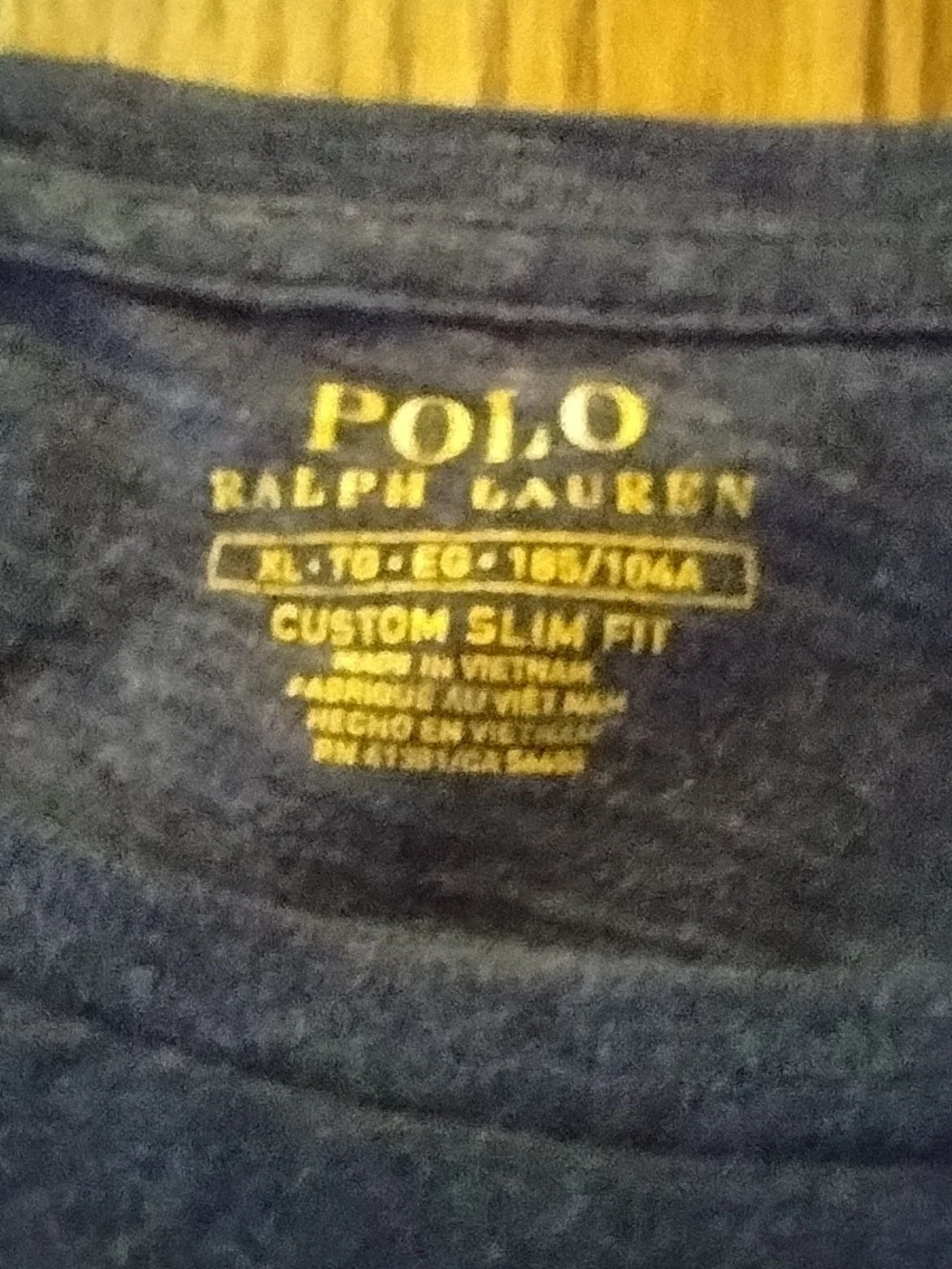 Polo by Ralph Lauren XL Custom Slim Fit Long Sleeve T-shirtin Heather Dark Grey
